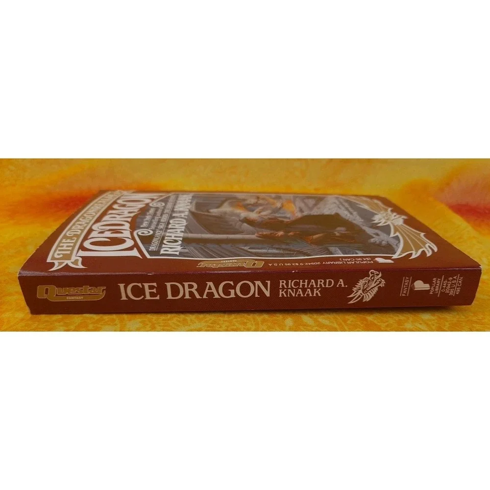 The Dragonrealm: Ice Dragon - Paperback By Knaak, Richard A.  First Edition 1989